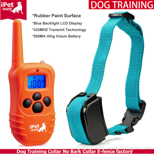 For 2Dgos Rubber Paint Surface Remote Dog Training Collar Amazon Best Seller With Private Label